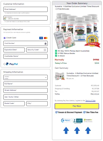 Sumatra slim belly tonic order